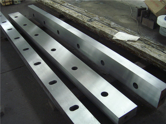 Metal Shear Blades Stainless Steel Máy cắt râu thủy lực Blade Guillotine Shear Blades
