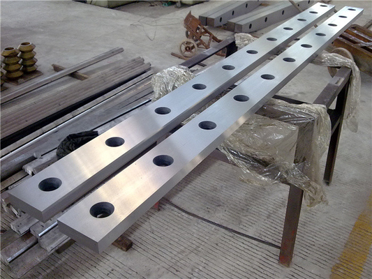 Metal Shear Blades Stainless Steel Máy cắt râu thủy lực Blade Guillotine Shear Blades